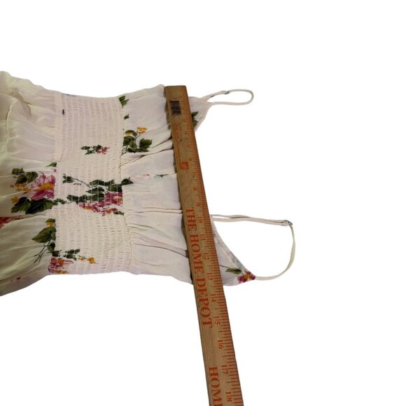 Reformation Bran Dress Marcona Floral Midi Dress Size 4 Smocked Cottagecore - Picture 8 of 12